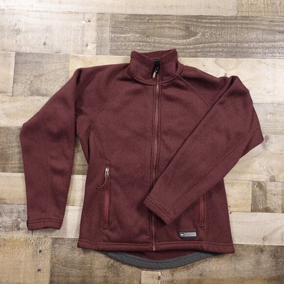 REI Polartec Full-Zip Fleece Jacket Women’s XS Maroon - Picture 1 of 12